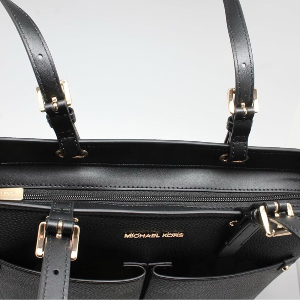MK Jet Set Travel MD DBL Pocket Tote Bag - Picture 5 of 9